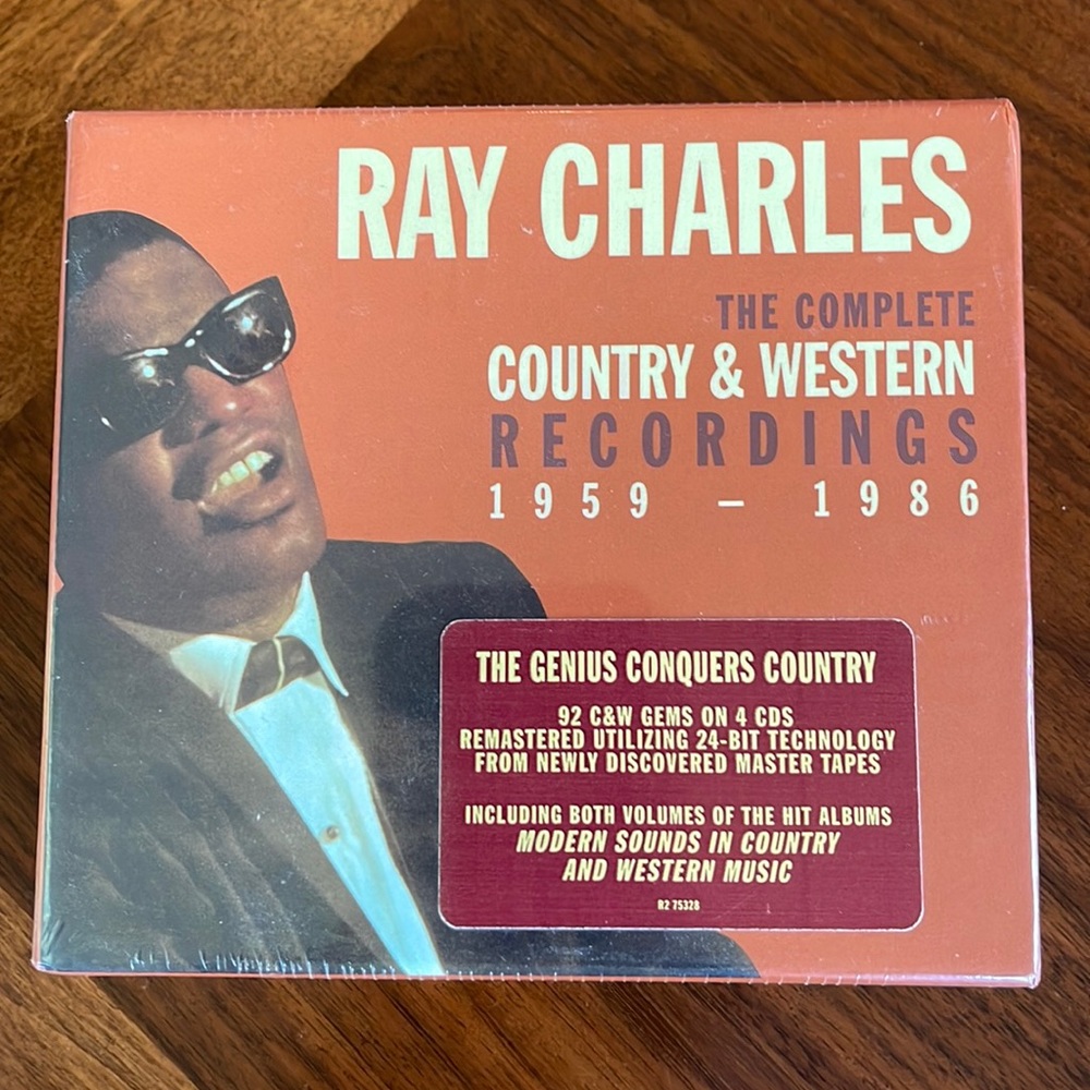 UNOPENED RAY CHARLES - COMPLETE COUNTRY & WESTERN RECORDINGS - 4 CD BOX SET